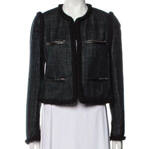 By Malene Birger Black Large Tweed Jacket